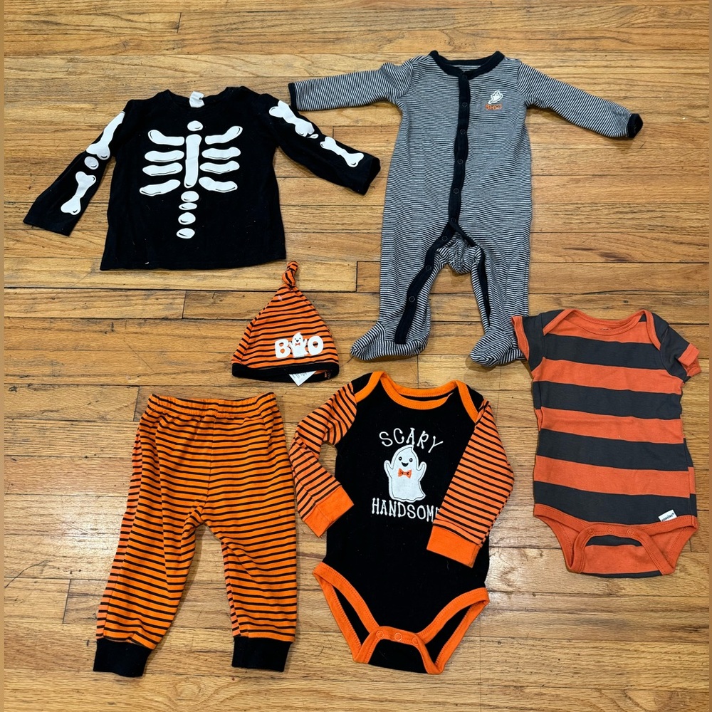 Halloween Baby Clothes Bundle 6-9 months